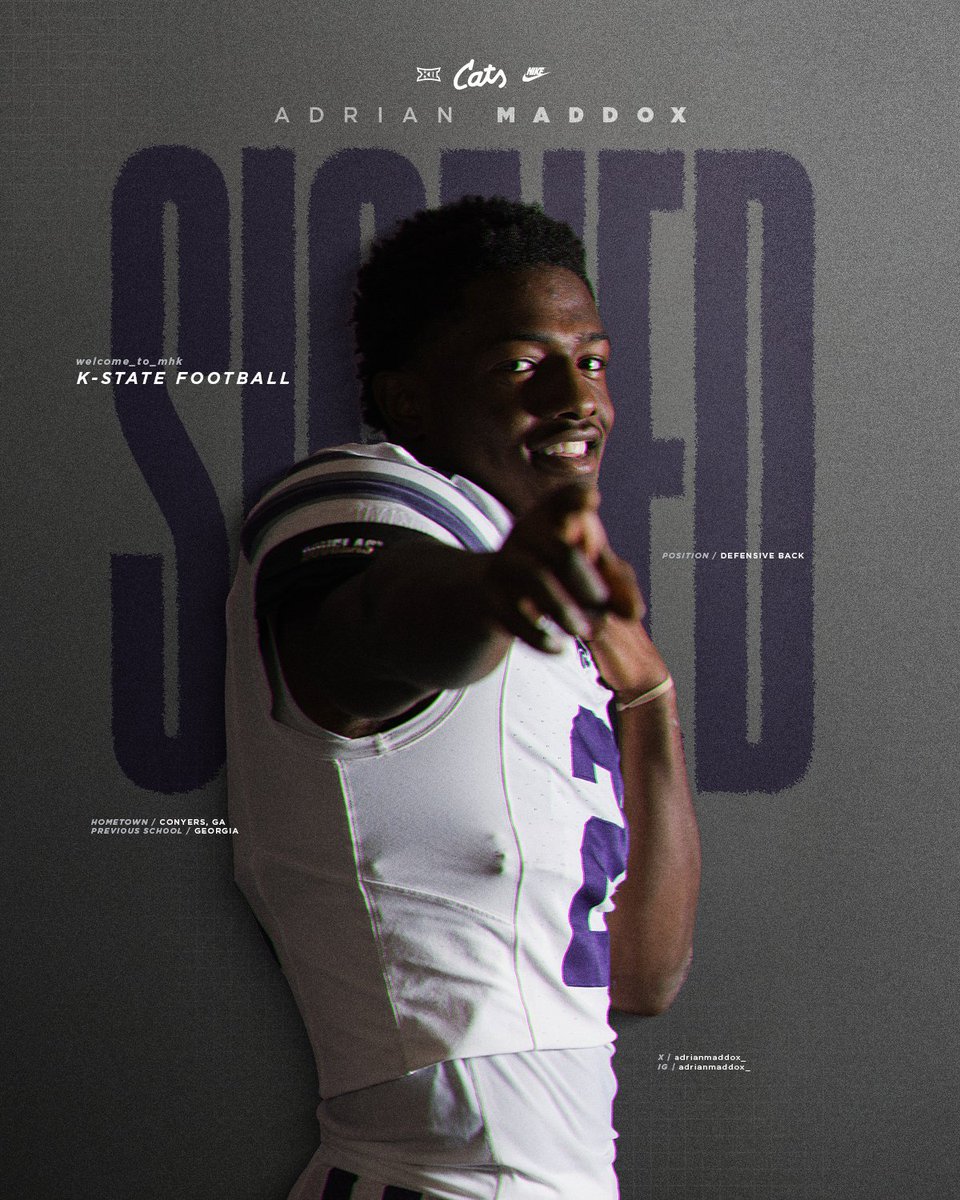 KStateFB's tweet photo. Family addition: @AdrianMaddox_ 
 
https://t.co/JONZtfe3Z1 x #EMAW https://t.co/BU4o631xJn