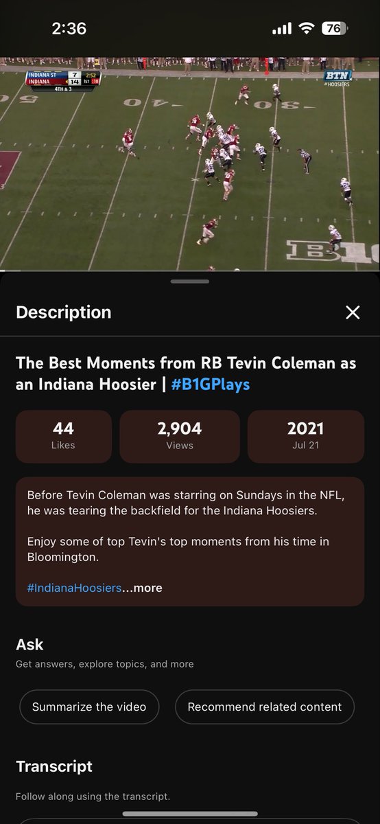 bdeck3034's tweet photo. It time #iufb https://t.co/H5iPBwiUSl