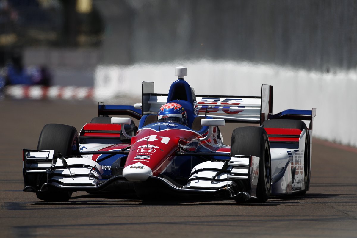 zdravkost's tweet image. Jack Hawksworth in a A. J. Foyt - Honda led five laps and achieved his best #GPStPete finish of 8th. #OTD #IndyCar 2015 #FirestoneGP 
📸: Phillip Abbott