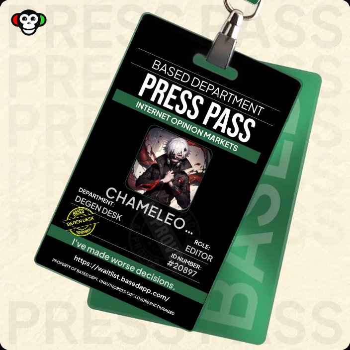 I just claimed my @basedappcom Press Pass

early seat secured → waitlist.basedapp.com/?ref=MSOqpWlgH8

This early alpha active atm join now