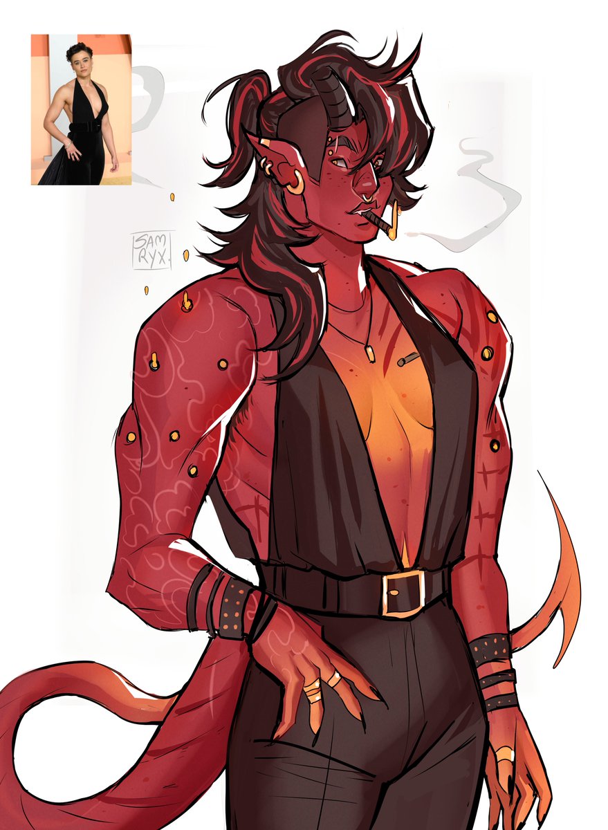 Another Karlach redraw! #karlach #bg3 #baldursgate3