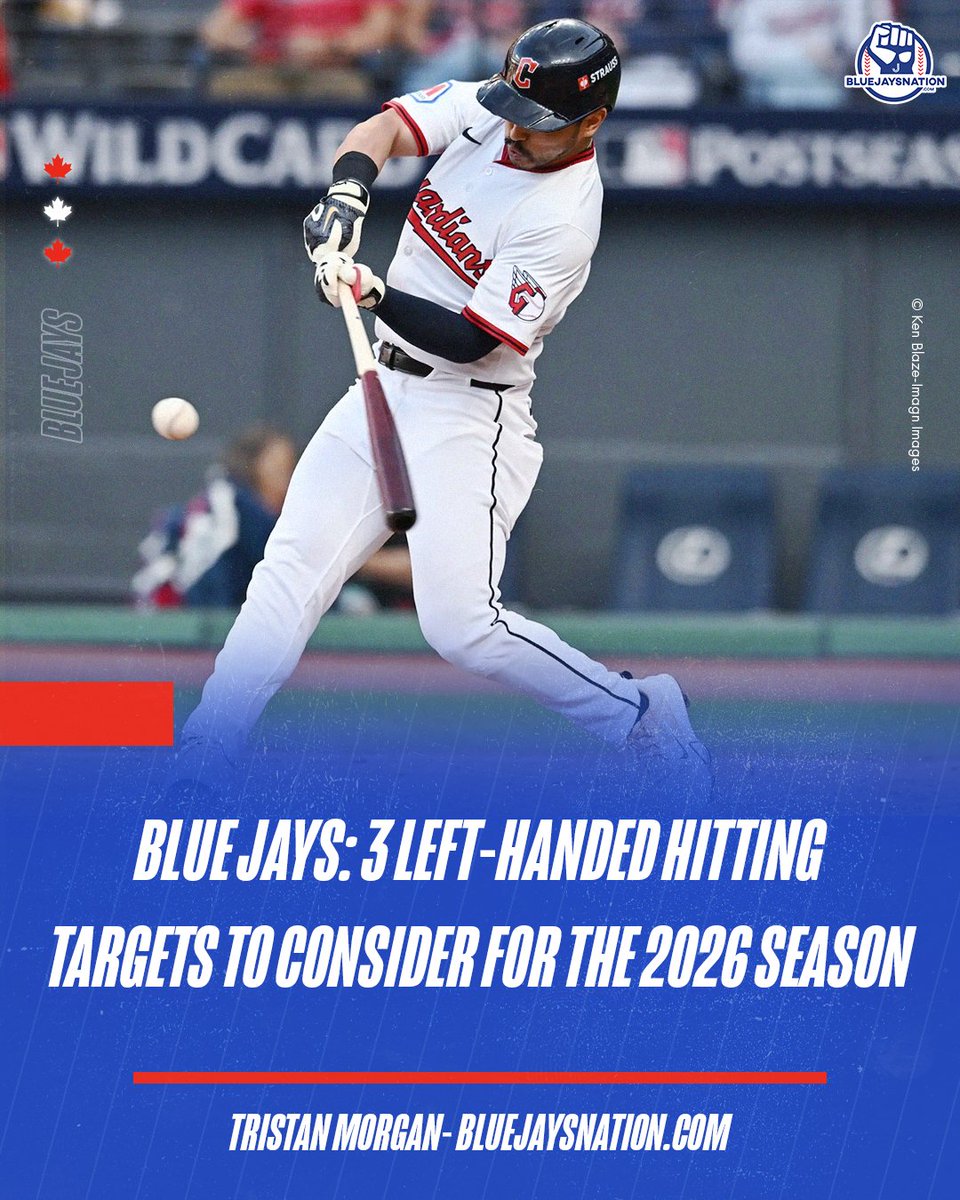 thejaysnation's tweet photo. Blue Jays: 3 left-handed hitting targets to consider for the 2026 season

📰 New article
✍ Tristan Morgan
💻 https://t.co/VN3omtDO4m https://t.co/cb2EvORp8f