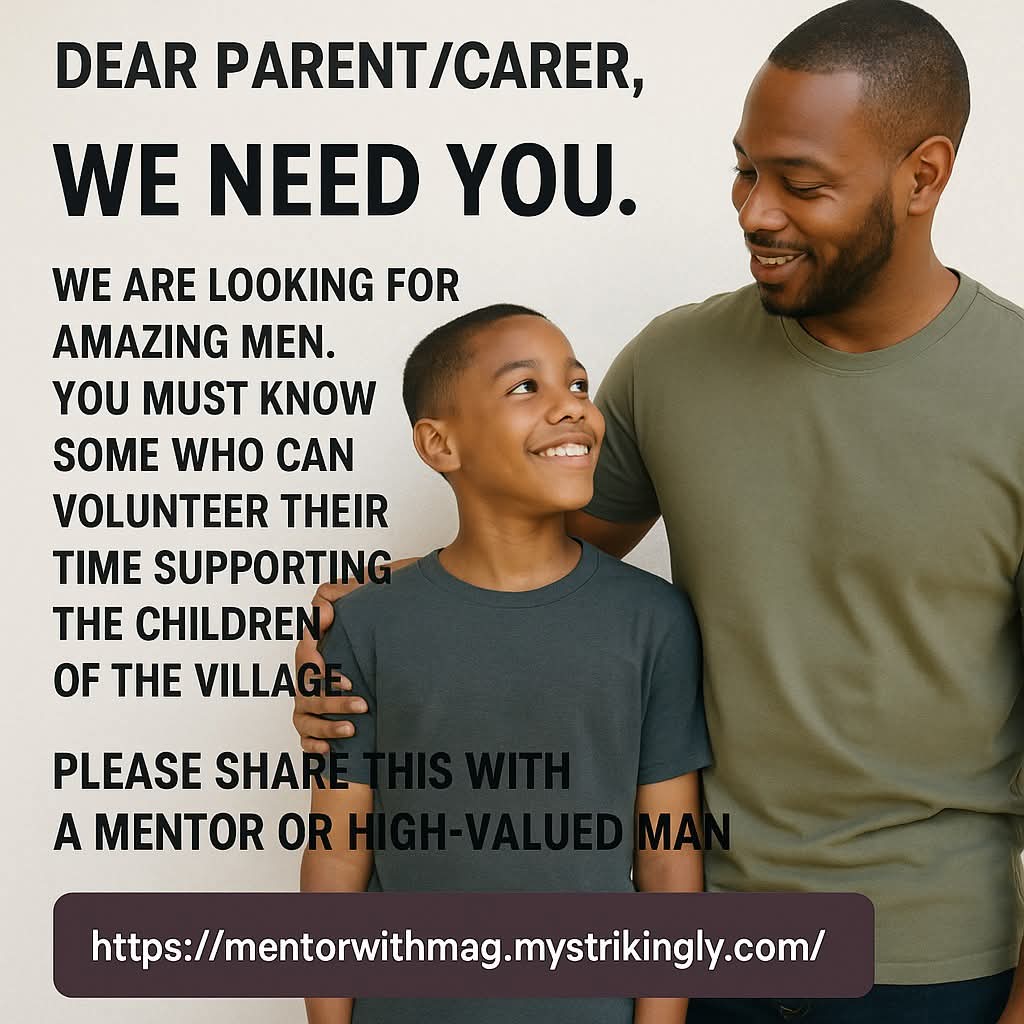 WANTED: COMMITTED MEN

Click here for those who read enough - bit.ly/4sPi01B

Men who show up.

Commitment:
- One group only (Wednesdays night or Saturday mornings
- 3 hours a month (minimum)

Location:
📍 Manor House, North London

Pleasenshare

bit.ly/4sPi01B