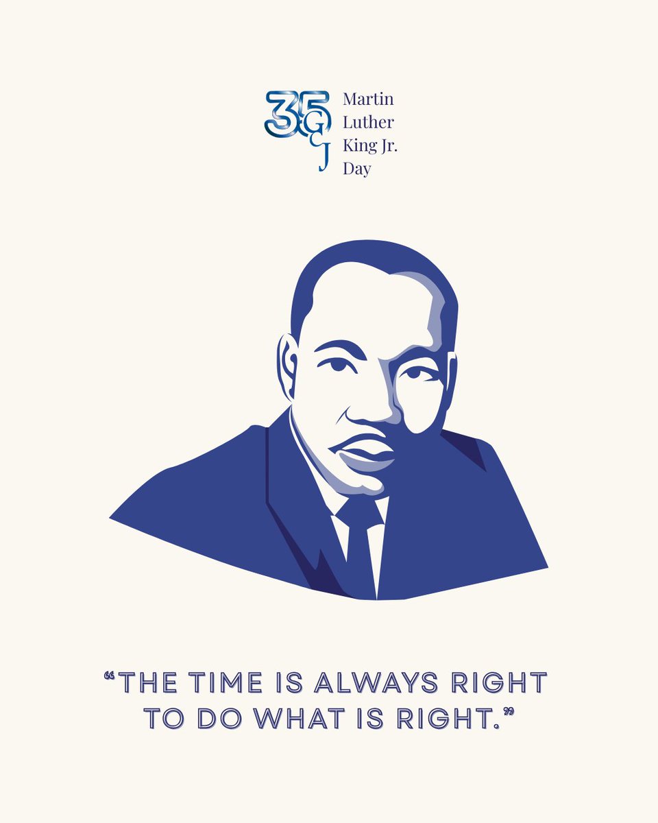 Today, we pause to honor Dr. Martin Luther King Jr.'s legacy and recommit to work grounded in truth, service, and responsibility.

We are reminded that communication, when guided by purpose, has the power to inspire change and move communities forward.

#GCJPR #MLK
