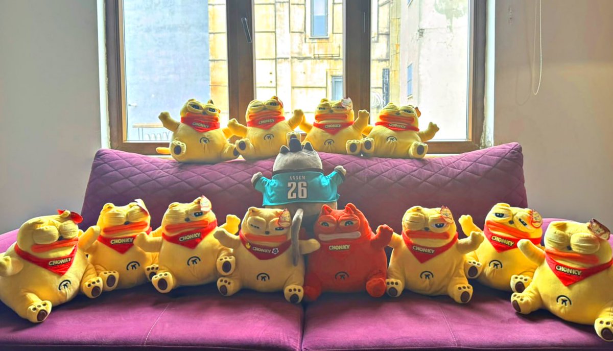 🎁CHONKY PLUSH GIVEAWAY 🎁

IT'S SAD TO SEE ALL THESE COINS JUST SHOW UP, RUG AND TAKE AWAY FROM THE ECOSYSTEM WITHOUT EVER GIVING BACK.  

TO MAKE UP FOR YOUR LOSSES, WE ARE GOING TO PICK TWO PEOPLE TO WIN: 
🎁1 CHONKY PLUSHY + $50 OF $CHONKY 

FOLLOW + RT + TAG A FRIEND +