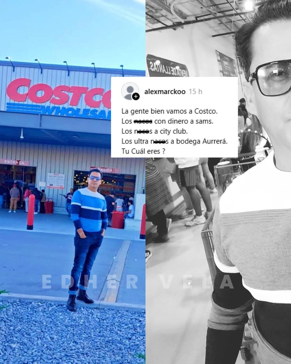 Nada más naco que creer que comprar en costco da estatus