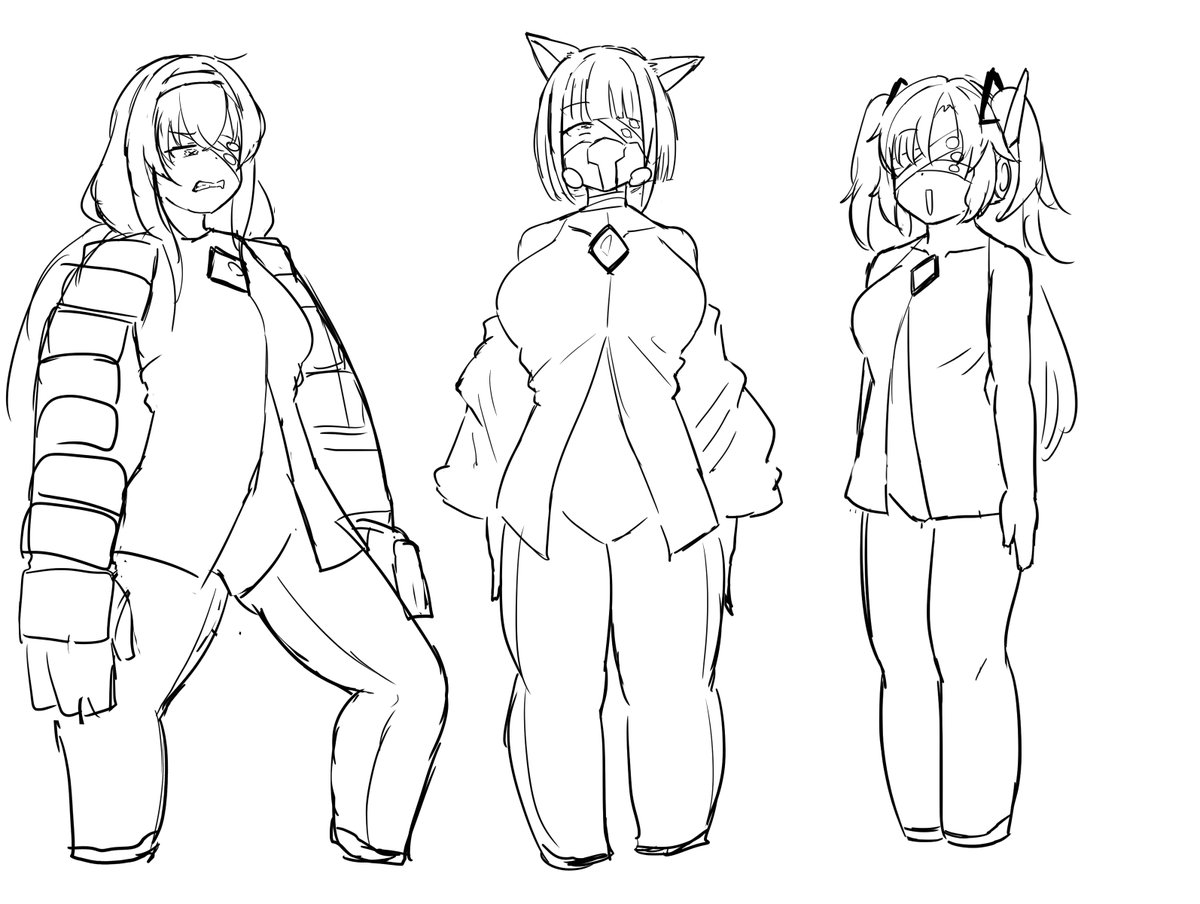 dcgrmtnに出てくる三人っぽいやつ… 