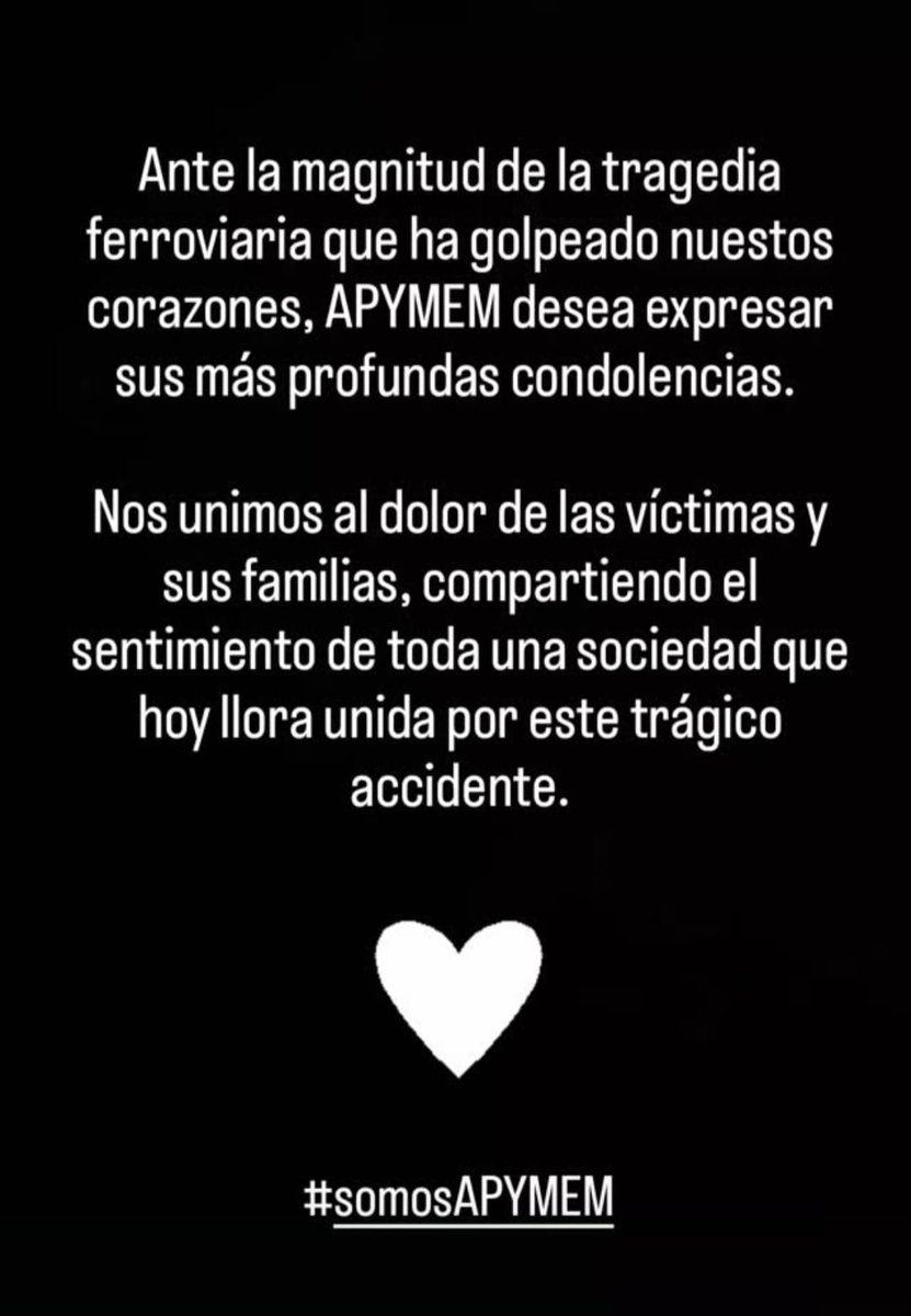 Apymem's tweet image. 🖤 #AccidenteFerroviarioAdamuz