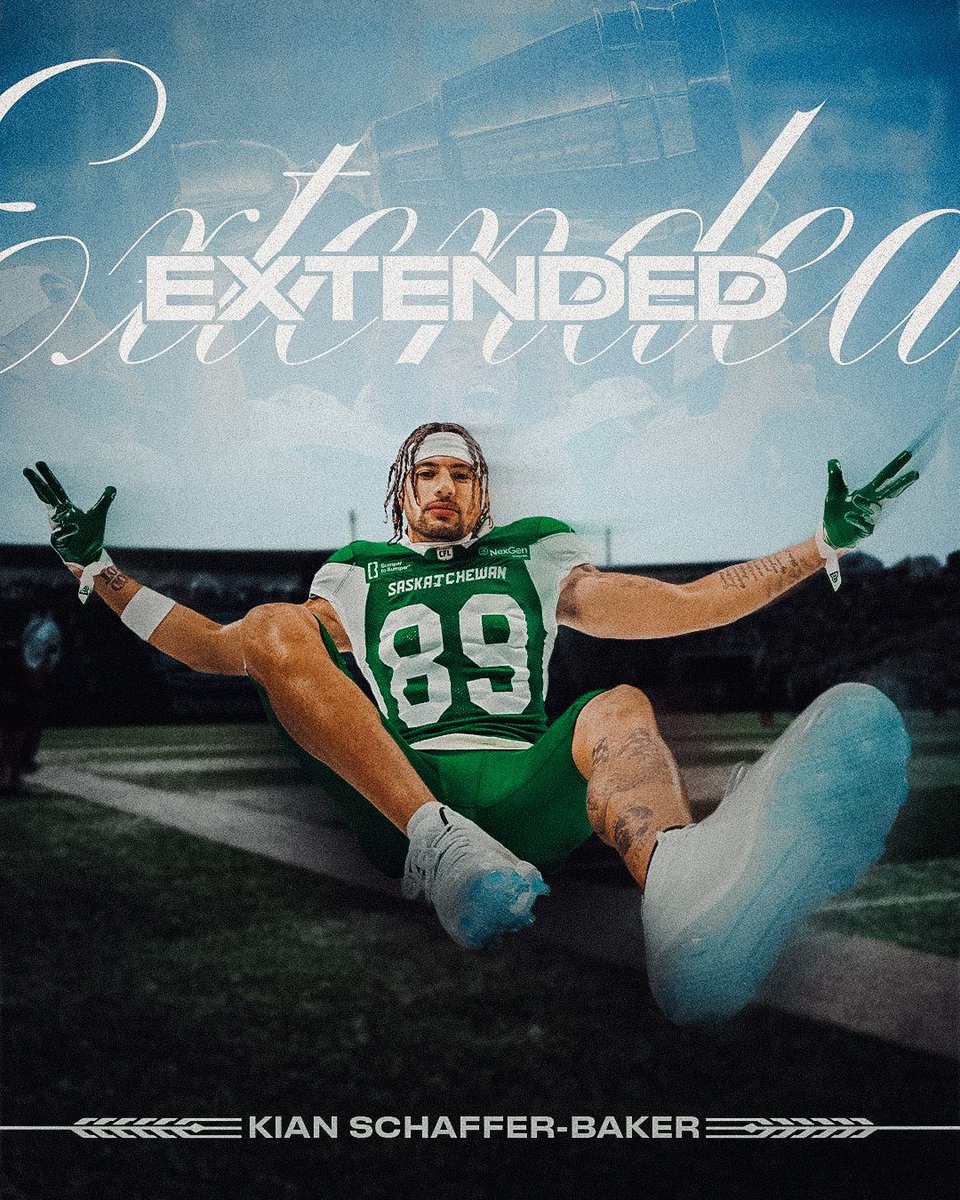 sskroughriders's tweet image. Shake n Bake continues in Riderville!

The Saskatchewan Roughriders have signed National wide receiver Kian Schaffer-Baker to a two-year contract extension.

📰 saskatchewan-roughriders.visitlink.me/Zt4ECZ
