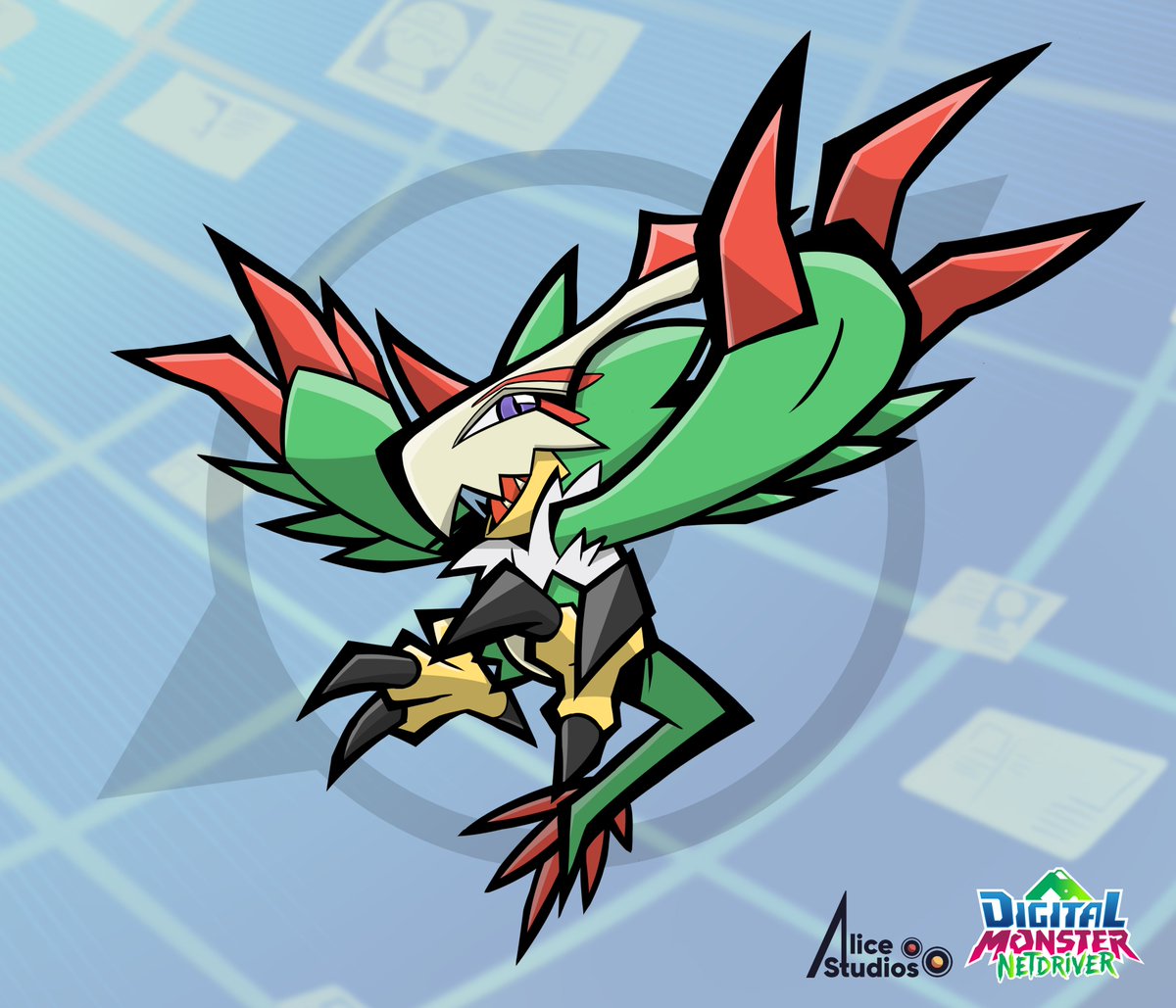 練Hi guys. i want to show you my work in Digital Monster: Net Driver ...