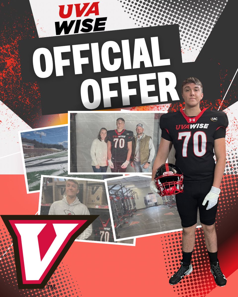 Shout out to Logan Rainey on his official offer to UVA Wise!
Hard work paying off—well deserved. Keep grinding! 🔥🏈🎓