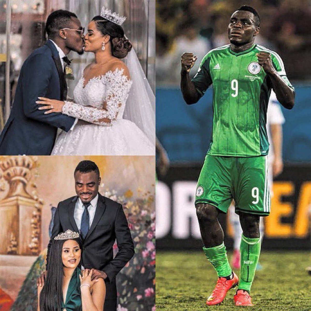 NoContextHumans's tweet image. Never forget Emanuel Emenike, a Nigerian footballer, who divorced his wife, Miss Nigeria 2017, to marry Miss Nigeria 2018.😂👏