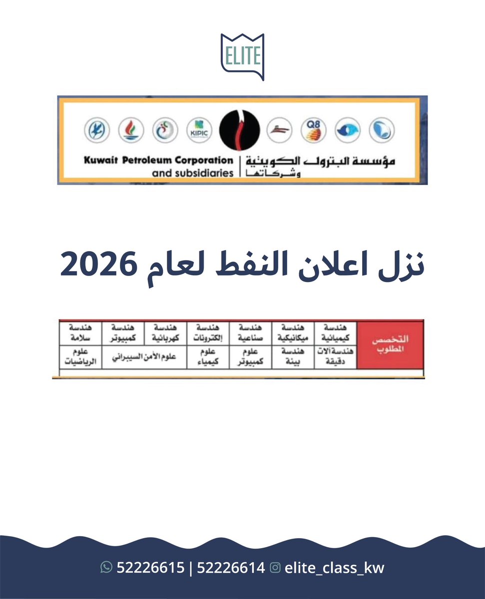 Elite Class | معهد إيليت كلاس tweet media