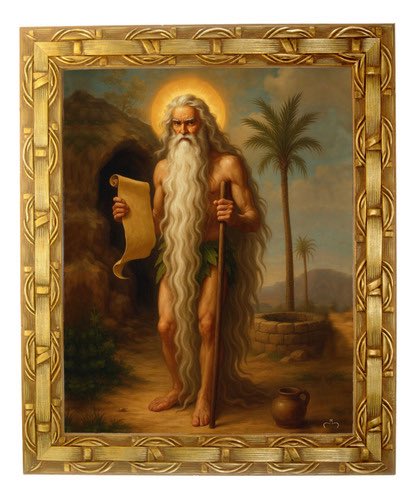 Inasantstei's tweet image. Glorioso snt⁰ Onofre Rogai por nós!! 
Ó glorioso Santo Onofre, que ao Monte Tabor subistes,
Pela Santíssima Trindade brandastes e Jesus Cristo vos apareceu,
E vos disse: 'Que quereis, amado servo meu?'
Eu vos peço: Pão para comer, casa para habitar"