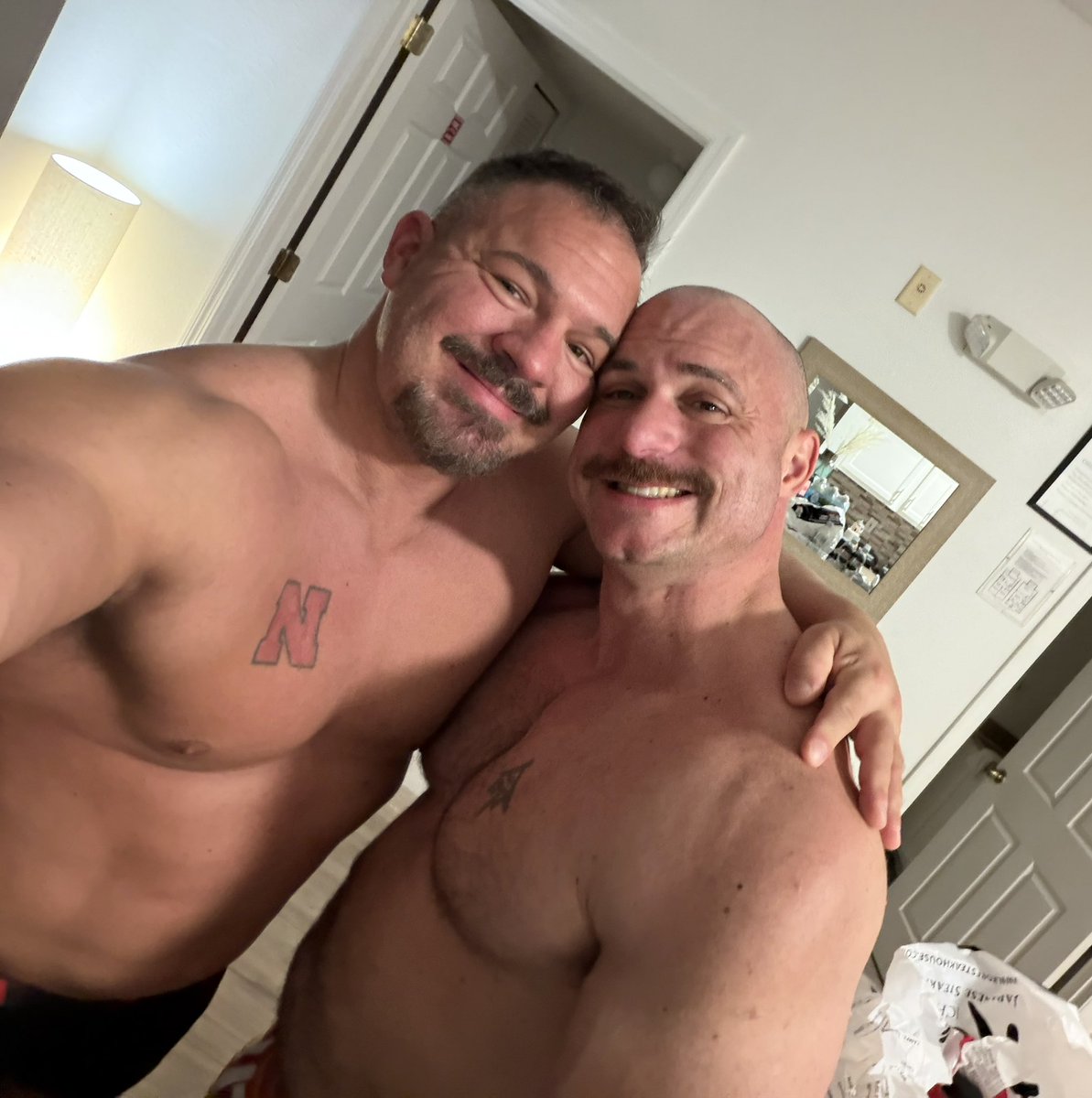 dredlifter's tweet photo. When your two dads collide 
@FairyGodHimbo https://t.co/mgeC7ETq3D