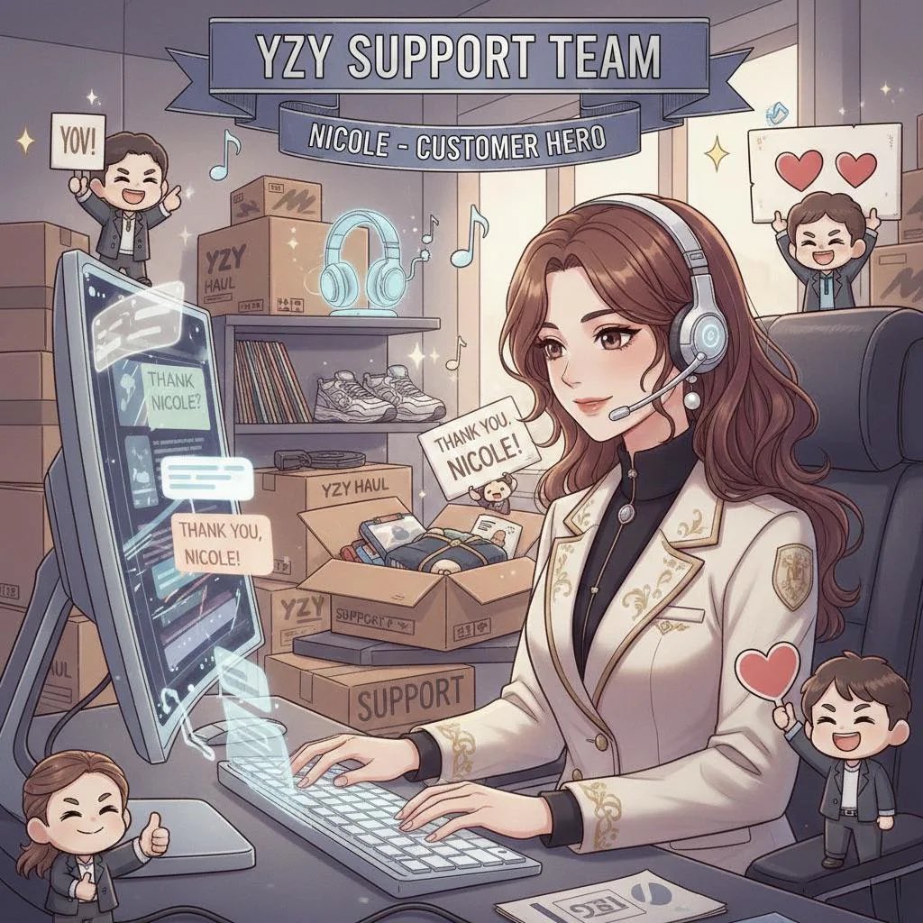 TTVauger's tweet image. Dear YZY NICOLE,

I am writing to formally commend you for the exemplary customer service you provide on the frontlines for Yeezy customer service.  The entire community recognizes your upstanding performance. Your communication is exceptionally clear, timely, and judicious; you…