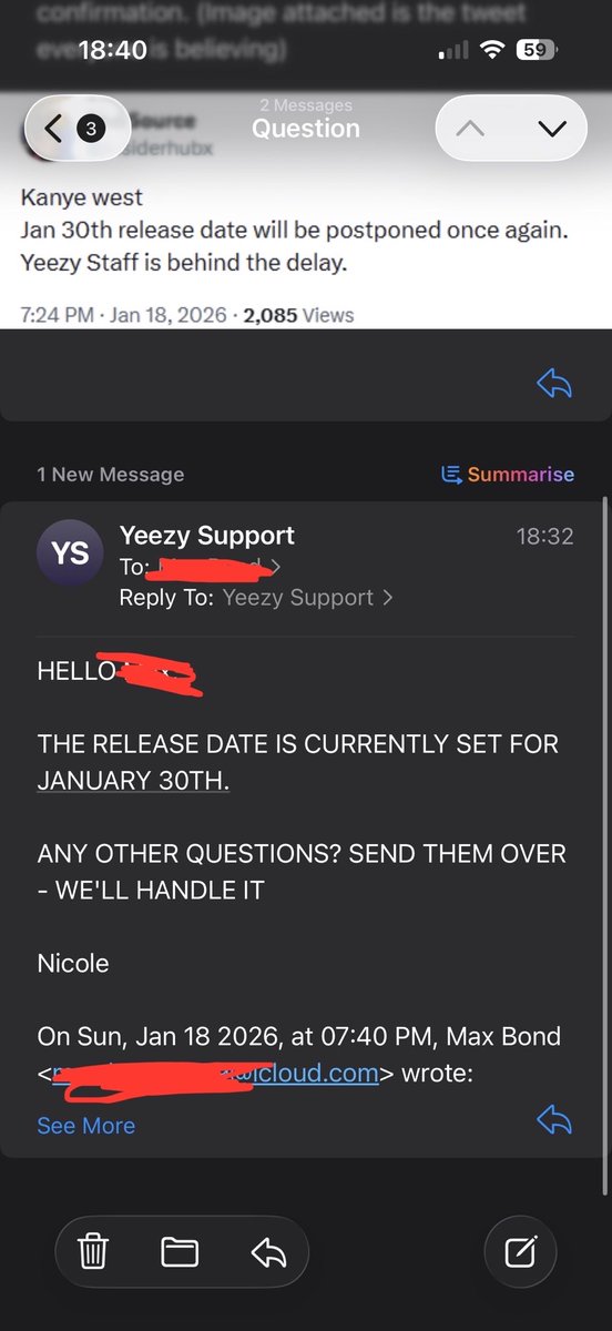 TTVauger's tweet image. Dear YZY NICOLE,

I am writing to formally commend you for the exemplary customer service you provide on the frontlines for Yeezy customer service.  The entire community recognizes your upstanding performance. Your communication is exceptionally clear, timely, and judicious; you…