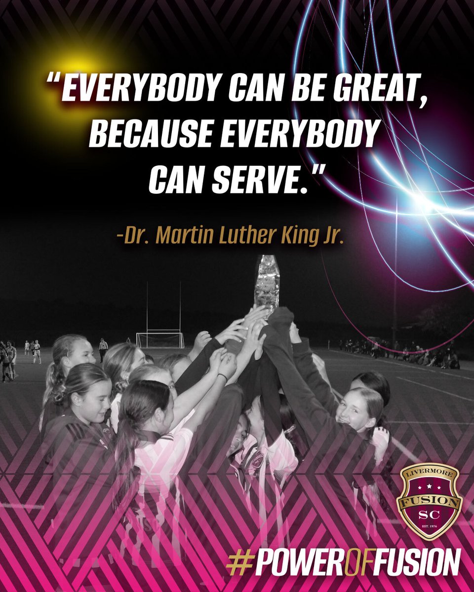 FusionSC's tweet photo. Wise words to keep us going today from Dr. Martin Luther King Jr. 💖 Let's make this week count!! #PowerofFusion #DrMartinLutherKingJr #InYourElement https://t.co/88KY3QBxJU