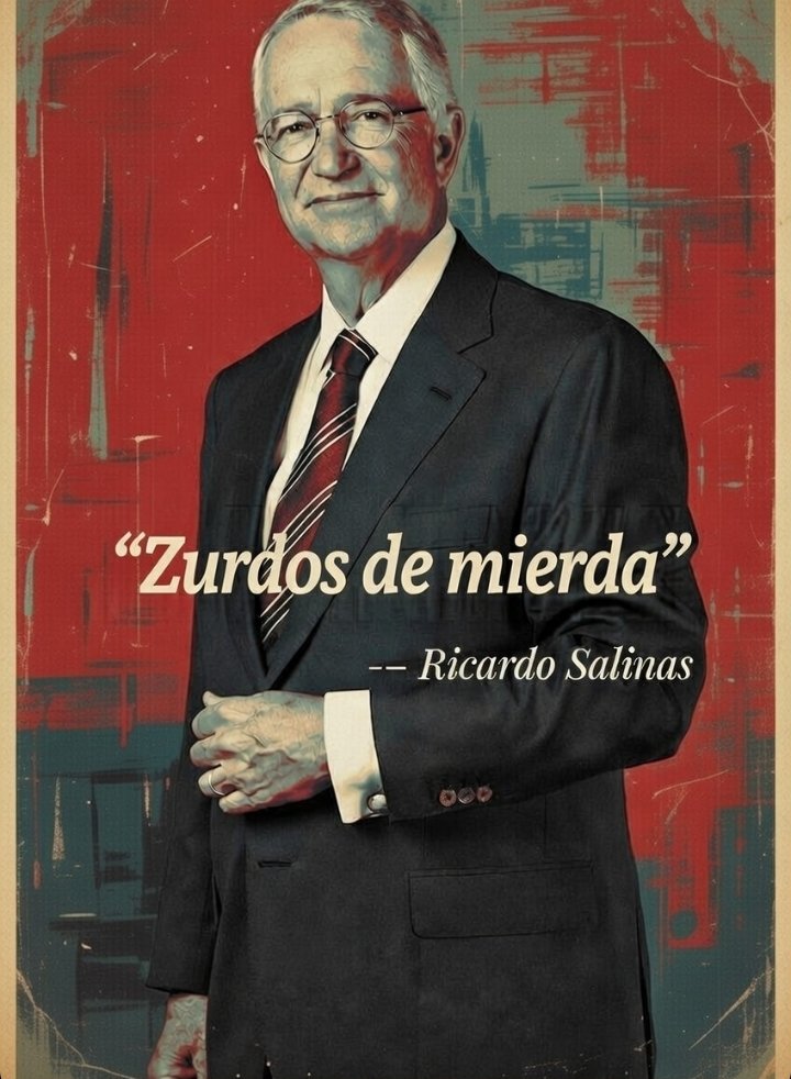 Zurdos de mierda.

- Ricardo Salinas Pliego.