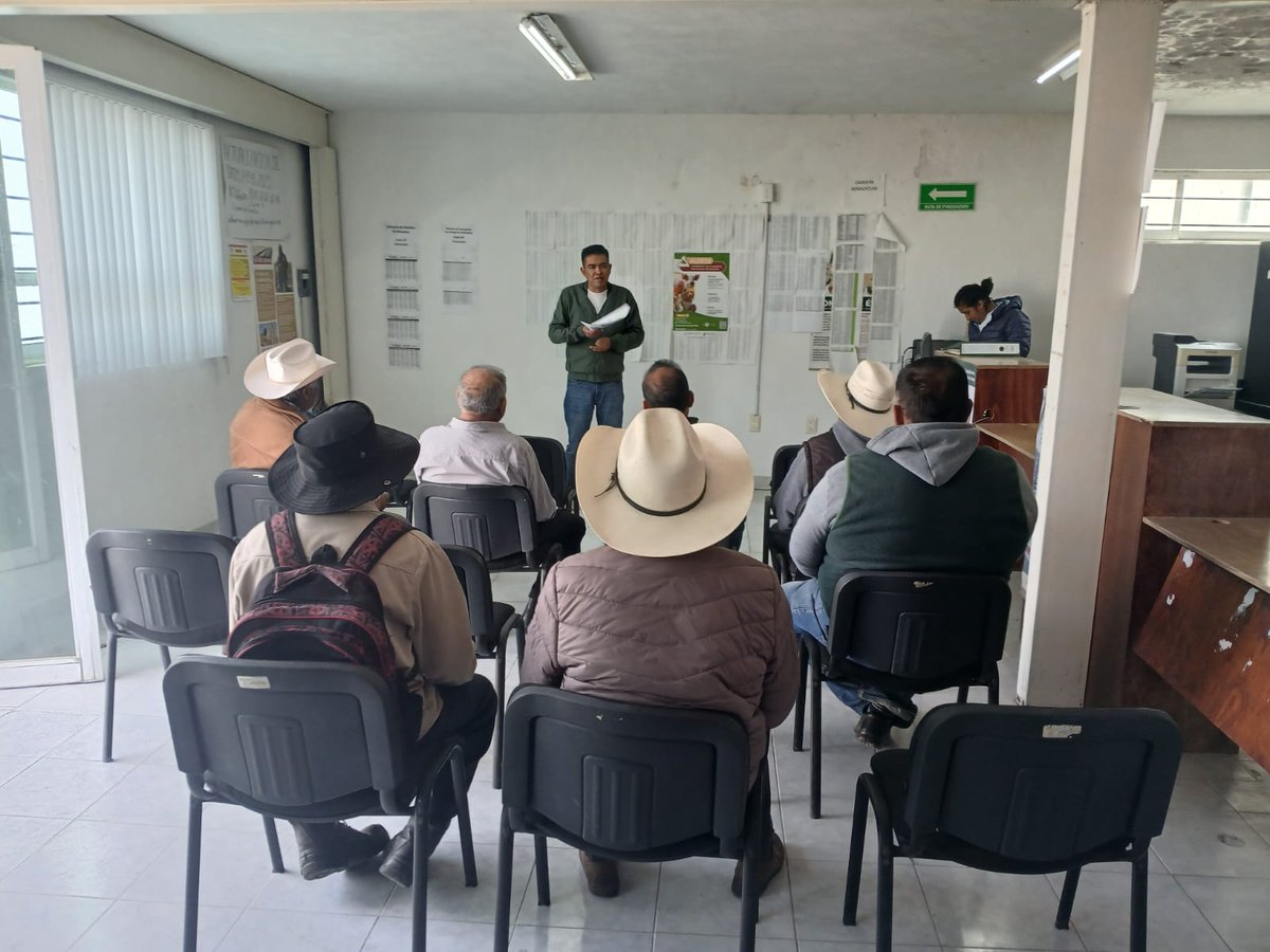 agriculturaEmex's tweet photo. Se llevó a cabo plática informativa de prevención del Gusano Barrenador del Ganado (GBG) en las instalaciones del Cader 09 Xonacatlan, donde participaron 10 productores pecuarios de los Municipios de Xonacatlan y Otzolotepec, Edo. de Méx. https://t.co/PWRCP6NXtX