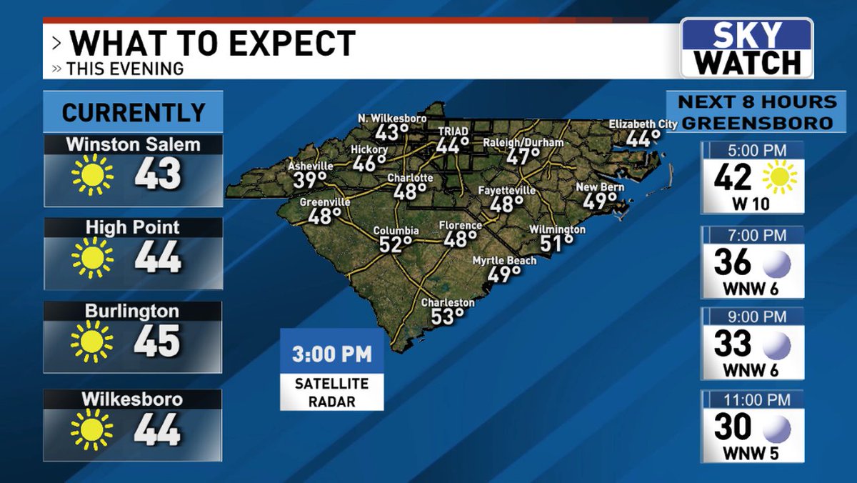 JonathanWeant's tweet image. Good afternoon, here's a look at what's currently going on across the area and what to expect over the next 8 hours.