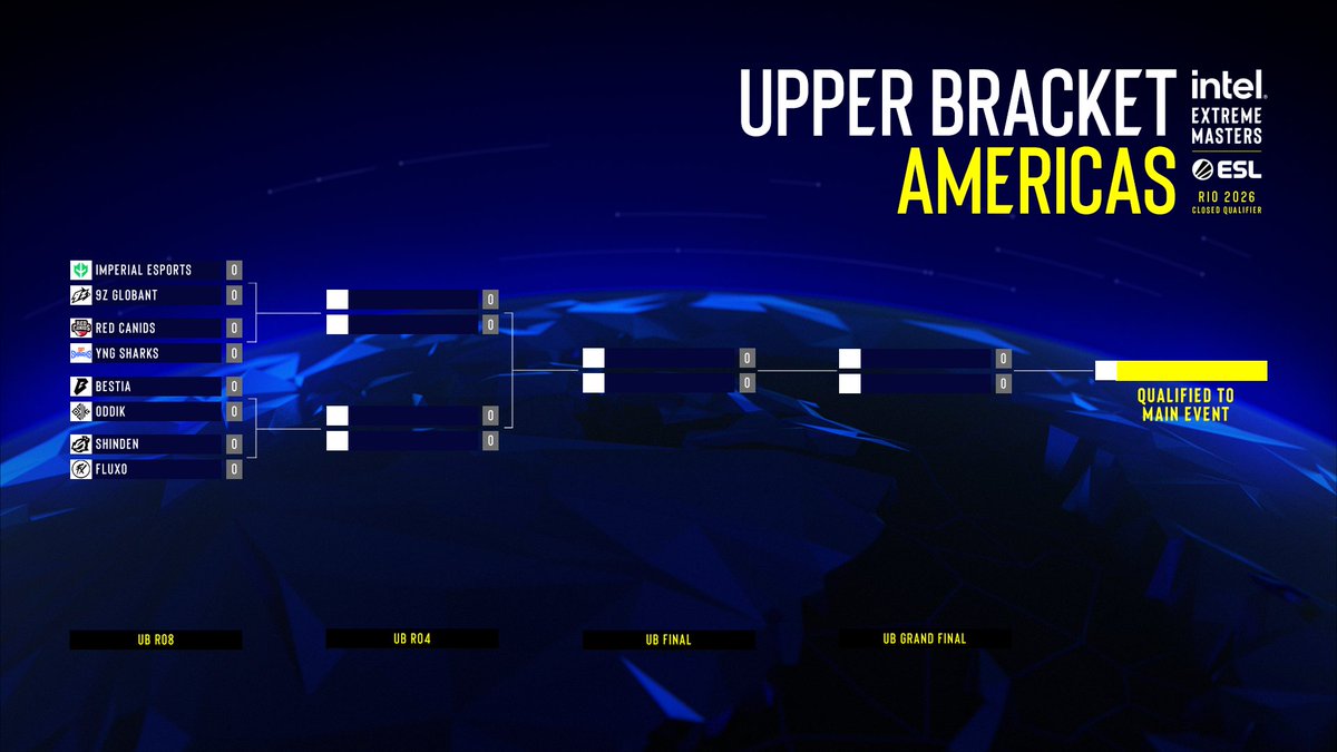 IEM's tweet image. The #IEM Rio 2026 Americas Qualifier! 🇧🇷  

We have 8 teams fighting it out for 1 spot in the main event!  

Matches start Wednesday Jan 21st at 18:00 CET / 14:00 BST 📅
