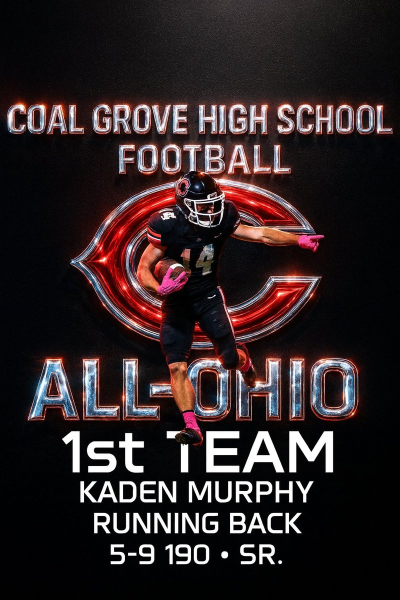 CoachLuke777's tweet image. Congratulations to Coal Grove High School Football Senior RB/DB/KR 5'9" 195 @kadenmurphy014 on his offer from @AshlandFB! 

#GOGROVE