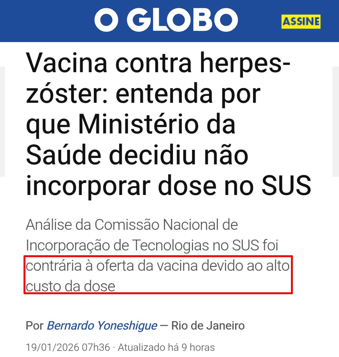 henriolliveira_'s tweet image. O governo LULA tem dinheiro para:

- 38 ministérios ✔️
- filme do Wagner Moura ✔️
- mamadores da Rouanet ✔️
- alugar navios pra COP 30 ✔️
- gastar com anúncios na TV ✔️
- viagens caríssimas pra Janja ✔️
- vacina contra a Herpes-zóster ❌

Prioridades...

ACORDA BRASIL