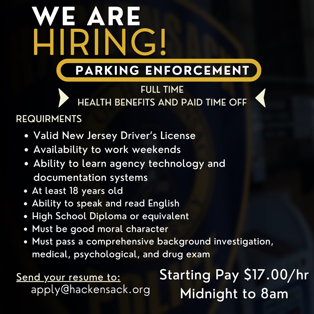 Hackensack Police NJ tweet media