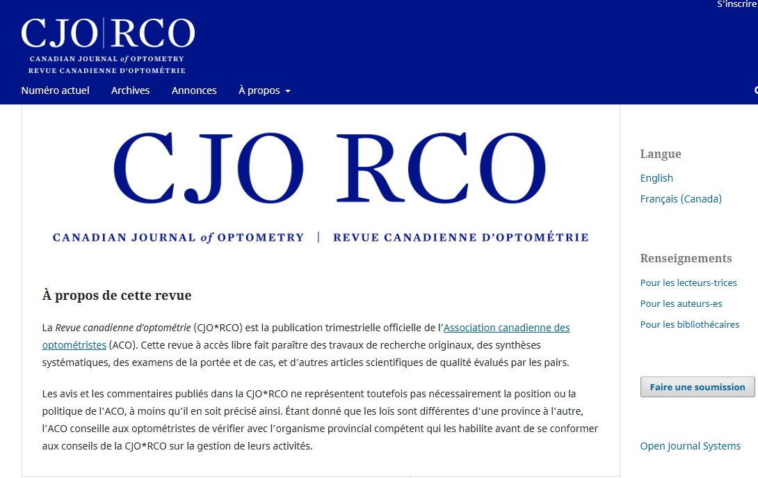 Canadian Association of Optometrists tweet media