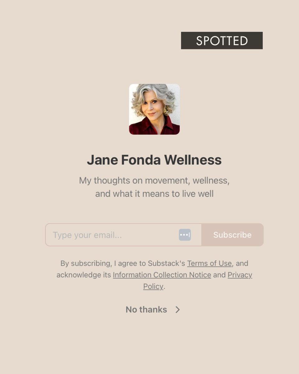 One of the original wellness influencers just joined Substack. I'm curious to see how she uses the platform.