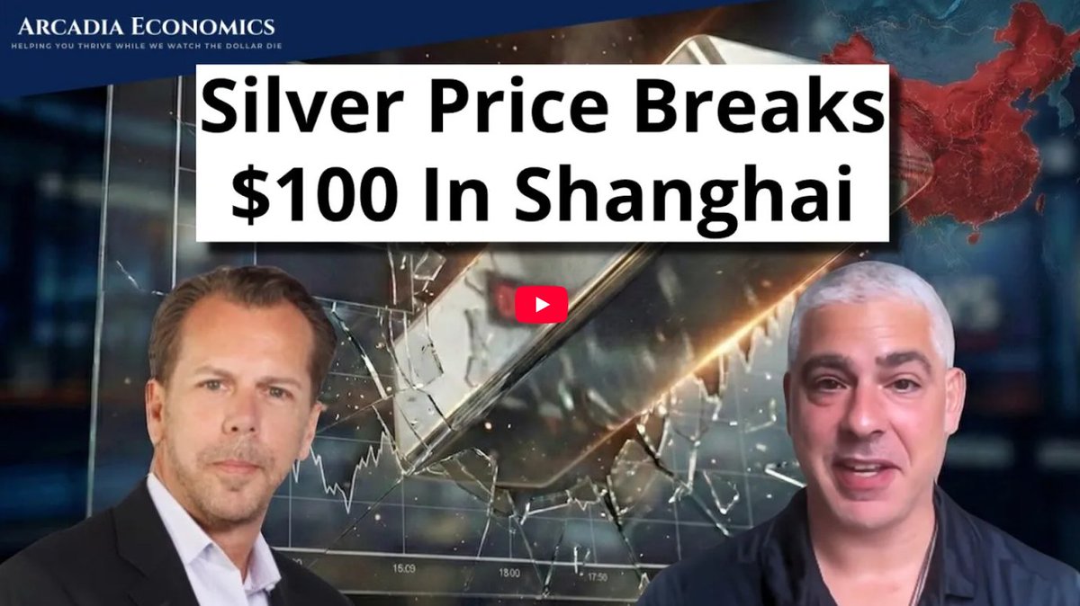 FMSilverCorp's tweet image. 🚨New Interview with @ArcadiaEconomic 

@keith_neumeyer Was Right About $100 #Silver, 'Rally Being Driven By Physical Supply Issues'

Watch now: youtube.com/watch?v=xUHrzB…

@FMSilverCorp @FirstMintLLC $AG #TripleDigitSilver #GotSilver #BuyPhysical