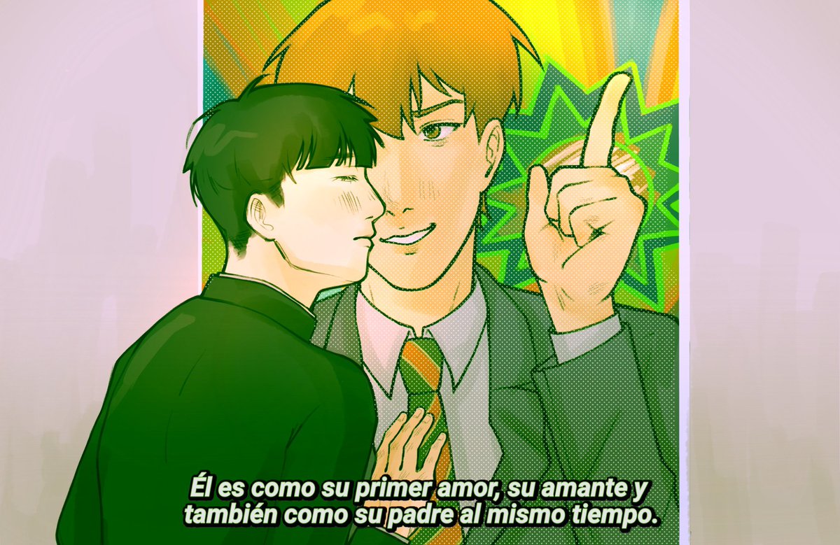 ay3izukatzz's tweet image. "He's like his first love, his lover and also his father at the same time." 

#mobrei #mp100