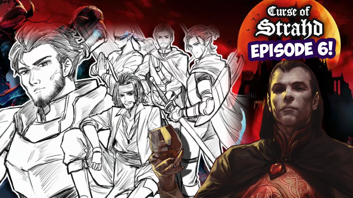 The adventurers exterminated the evil blights that plagued them and the nearby people! But then strahd shows up!?
What happens now...? Come find out!
Dnd 5e w/ <a href="/sterlinggolem/">Sterling G. Brickman</a> <a href="/spellgeltaranVT/">Spellcrafter Geltaran 👁️‍🗨️📜</a> <a href="/GScha_/">Gscha🐁</a> <a href="/RuadhUa/">Ruadh Ua Caílte - Fenian Vtuber</a> <a href="/AcePCaswell/">Ace P. Caswell 🪪♣️ The MetaNavigator VTuber!</a> 
Live at 4 pm EST c: