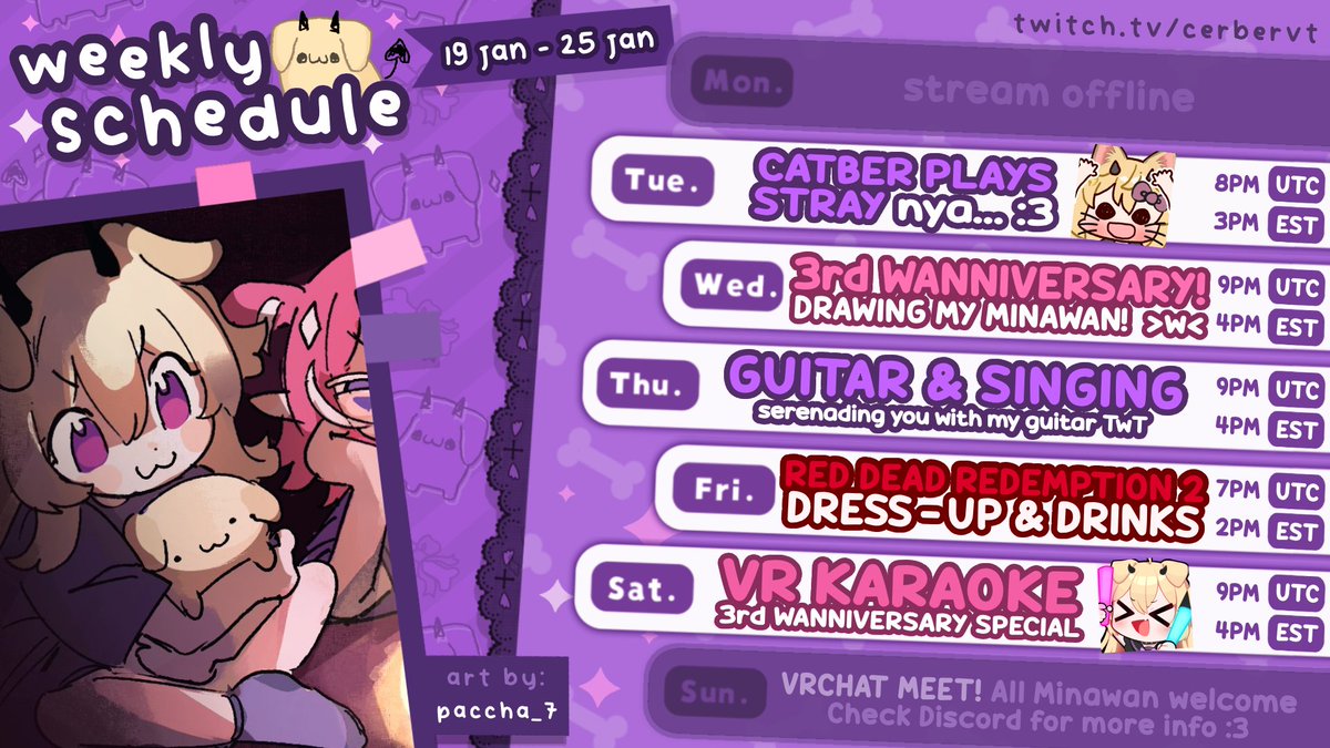 Cerber 💜🦴 Hellhound VTuber tweet media