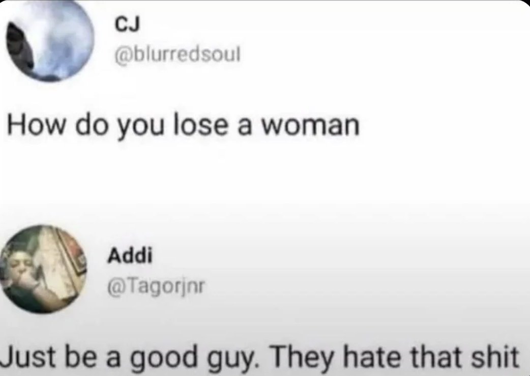 Why women get Ls (@ywomendeservles) on Twitter photo 