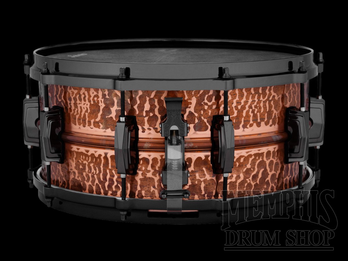 memphisdrumshop's tweet photo. ARRIVING SOON- the @ludwigdrumshq 6.5x14 Raw Copperphonic Hammered Snare Drum with Black Nickel Hardware ($1,149). We can't wait to demo this beauty for you! Pre-order NOW at https://t.co/33PniNAuon
#drums #drumshop #ludwig #snaredrums https://t.co/OgwMIwAtdB