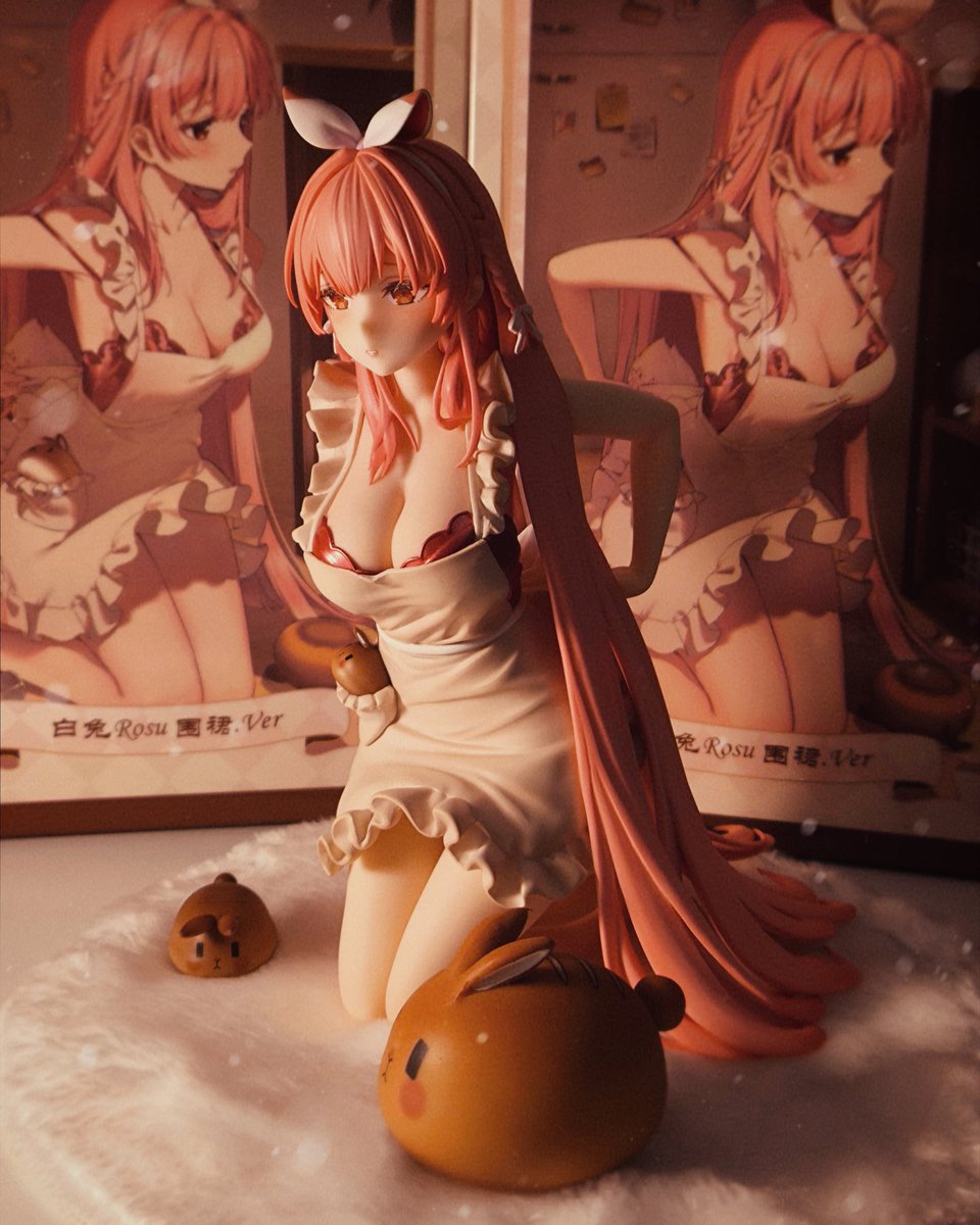 Shuma_tsu's tweet image. She's actually arrived a week ago, but now I can take a nice picture! 🐇🐇🐇

#rosumerch