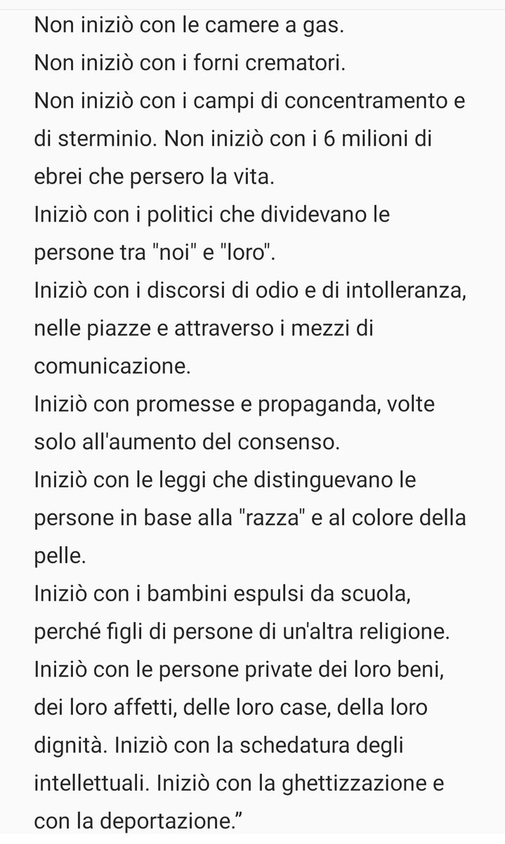 MichelaMeloni1's tweet photo. Primo Levi 
"Se questo è un uomo"

Sembra ci sia bisogno di rileggerlo soffermandosi sulle analogie con i tempi attuali.
In troppi stanno sottovalutando certi atteggiamenti preoccupanti. https://t.co/cazljRGvV4