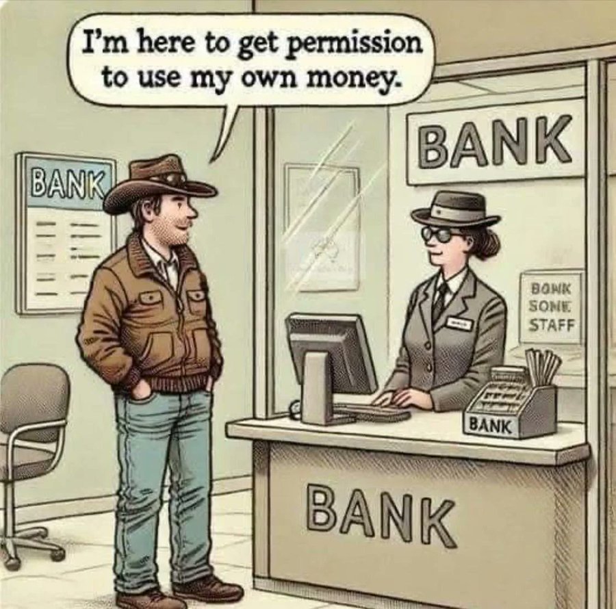 Be your own bank. #Bitcoin