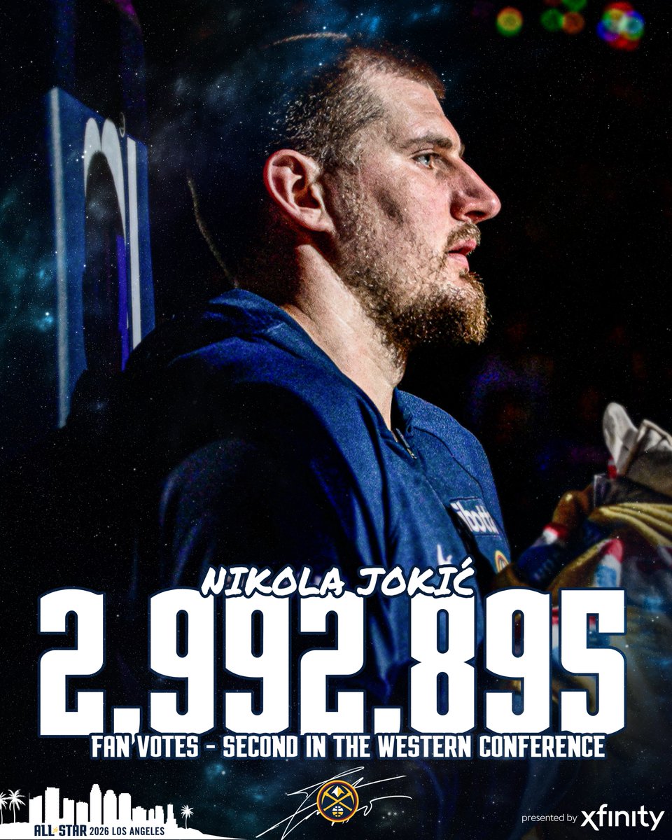 Nearly three MILLION reasons Nikola is a 2026 All-Star