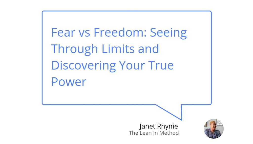 So how do you see through fear when it feels so convincing?

Read more 👉 lttr.ai/AnR6t

#fearvsfreedom #seeingthroughlimits #FearDisguises