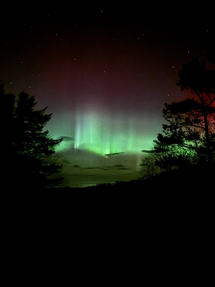 No filter. Just a stunning display of the #NorthernLights