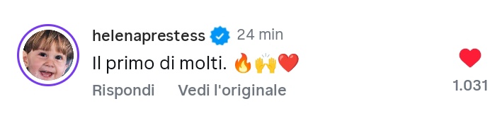 MGuiderdone's tweet image. Lei la sua prima sostenitrice #helevier #prestinez