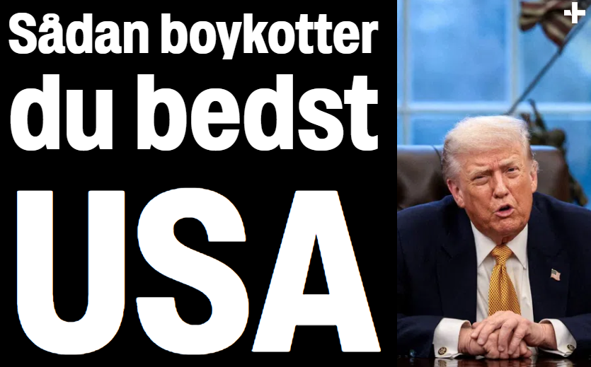 "Sådan boykotter du USA"

Eller

"Sådan boykotter du nationen som reddede dig fra nazismen, beskyttede dig mod kommunismen, og som har holdt hånden under dit velfærdssamfund i 75 år"

Sikke dog noget retarderet idioti <a href="/EkstraBladet/">Ekstra Bladet</a>