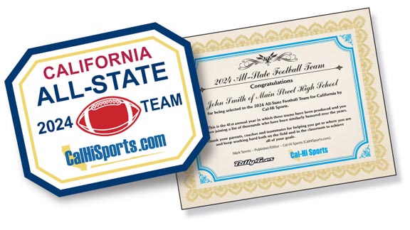 CalHiSports's tweet photo. There is a free list of all-state sophomore football players that folks can look at without being a Gold Club member. You can support our work also by ordering an all-state patch. The 2025 football patch link at https://t.co/SPvXTDDF6H should be up soon.
https://t.co/ColBiiBt3D https://t.co/UDVDiyWN4f