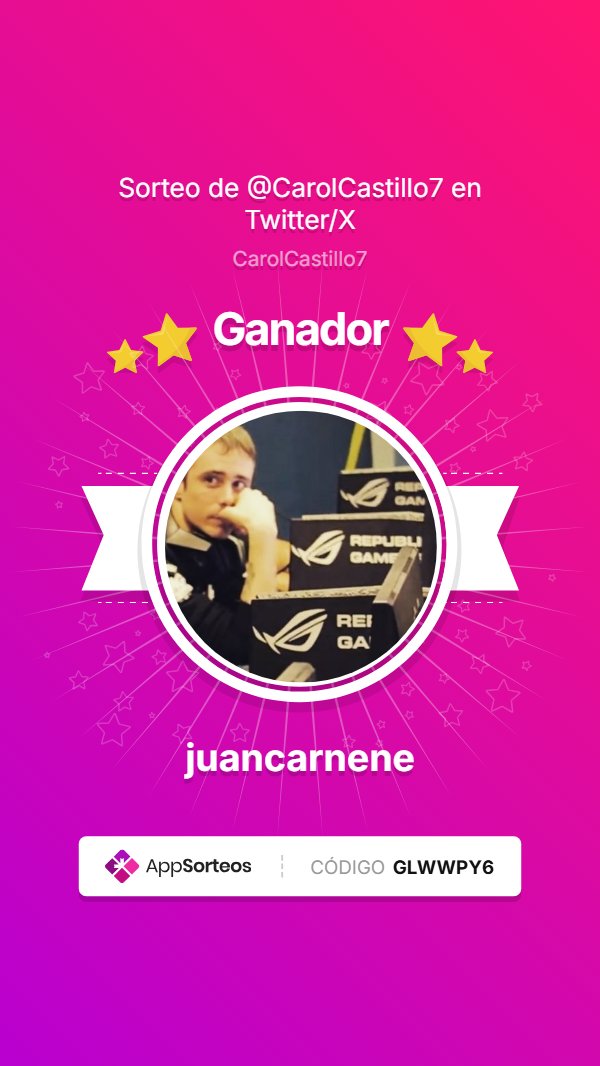 Ya tenemos ganador del sorteoo! <a href="/juancarnene/">ShinobiR</a>  enhorabuena! Ponte en contacto conmigo por MD! 😊