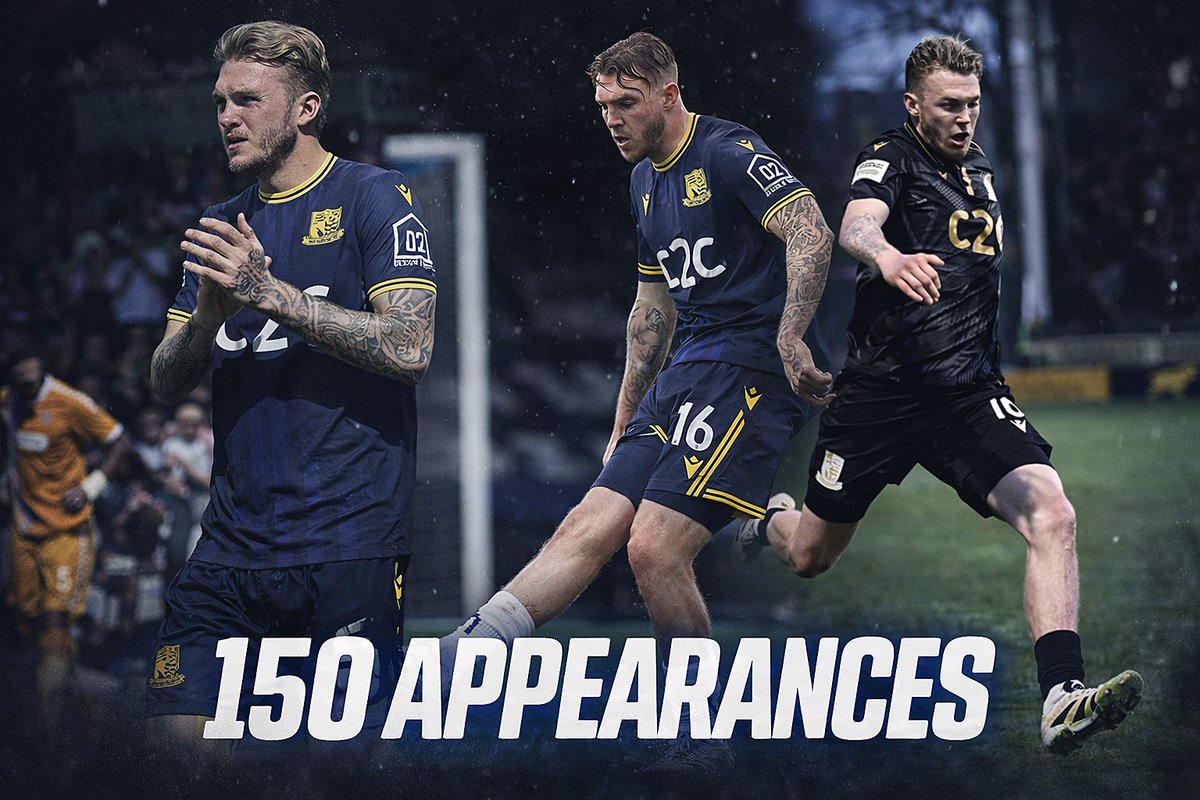 𝗧𝗔𝗬𝗟𝗢𝗥 𝗧𝗘𝗘𝗦 𝗨𝗣 𝟭𝟱𝟬 💙

Harry Taylor is set to make his 150th appearance for Southend United tomorrow evening. Total commitment from the first kick to this milestone moment. 

Consistency, professionalism and quality every time he steps on the pitch.

Congrats, H!