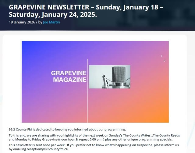 99.3 County FM tweet media