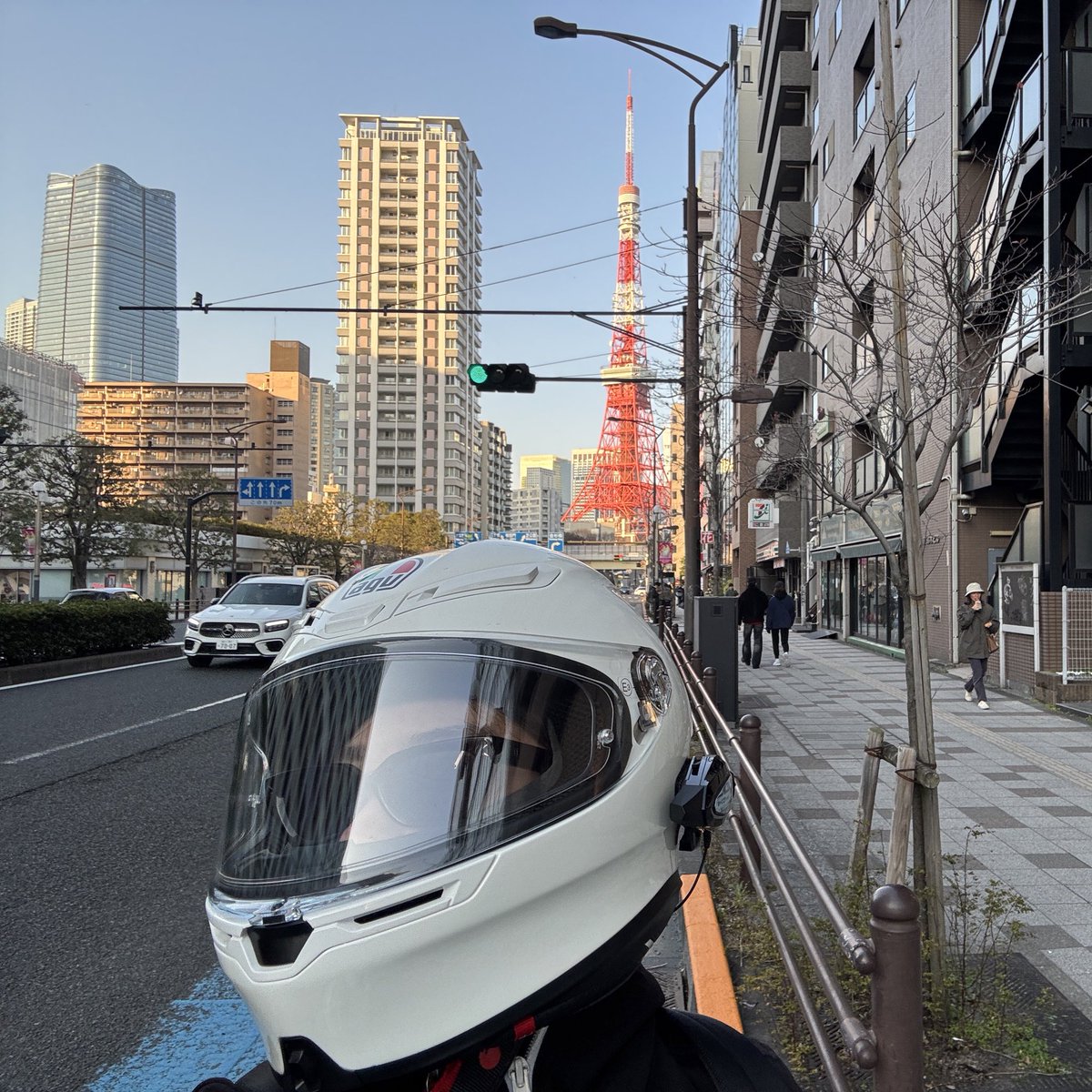 先日、ぽかぽかのバイクDAY🏍️ （帰り道は寒かったけどね🥶🥶 極冷性
